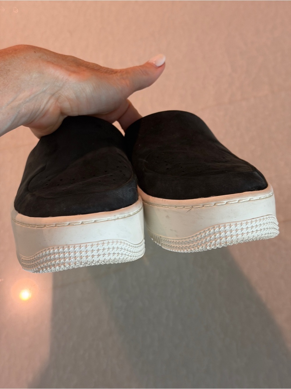 Everyday Black Platform Slip-On Mules - Picture 6 of 11